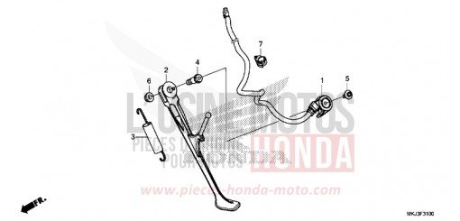 BEQUILLE CB1000RAL de 2020